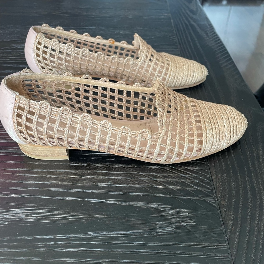 Stuart Weitzman Straw Loafers - image 3